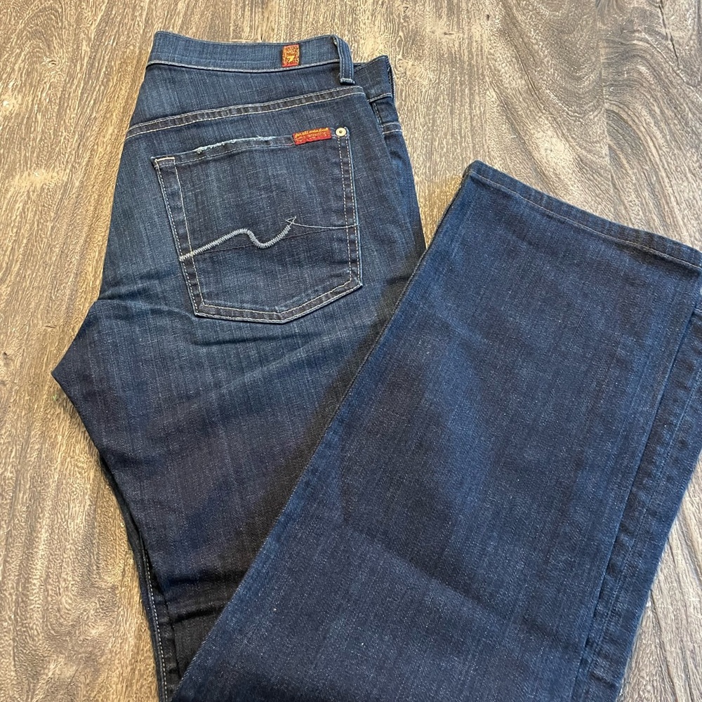 Men’s Seven for all Mankind Dark Blue Denim Jeans